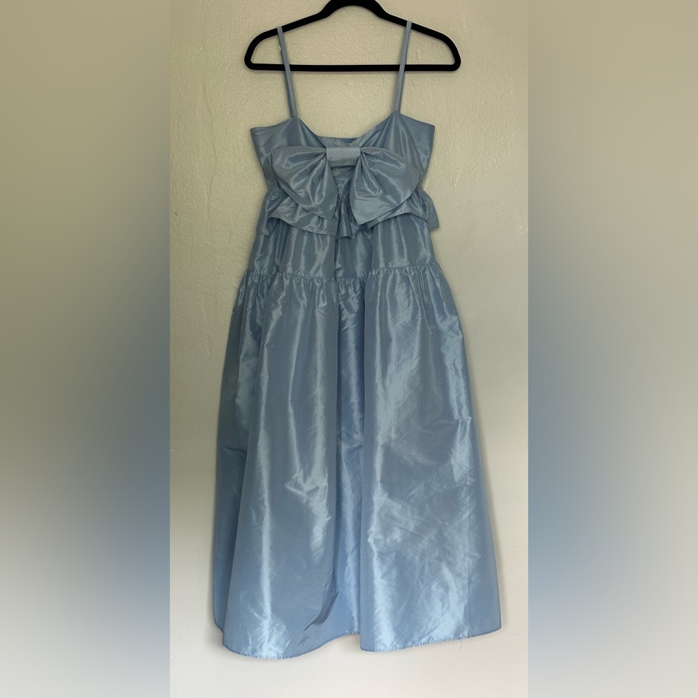 Cynthia Rowley Baby Blue AURORA TAFFETA DRESS